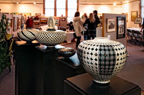 Art Center Exhibit Pottery